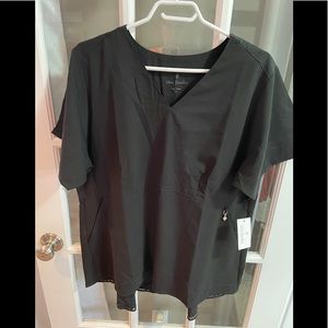 Vera Bradley Peplum Scrub Top